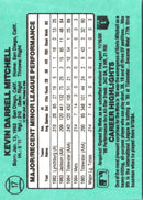 1986 Donruss The Rookies Kevin Mitchell