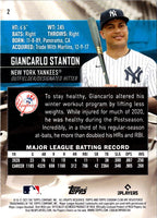 2021 Stadium Club Giancarlo Stanton #2