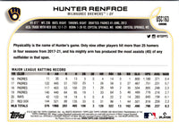 2022 Topps Chrome Update Purple Refractor Hunter Renfroe #USC163