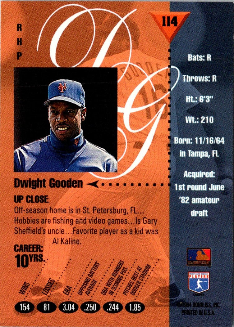 1994 Studio Dwight Gooden