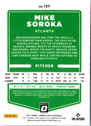 2021 Donruss Optic Carolina Blue & White Mike Soroka