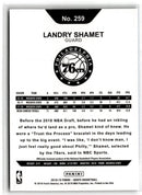 2018 Hoops Red Backs Landry Shamet