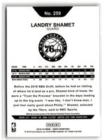 2018 Hoops Red Backs Landry Shamet #259