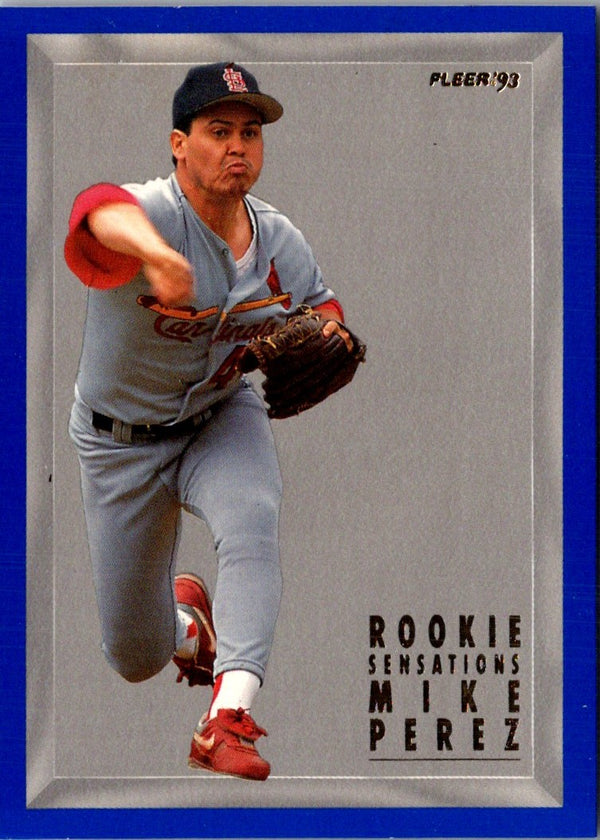 1993 Fleer Rookie Sensations I Mike Perez #9