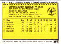1991 ProCards Steve Hendricks #357