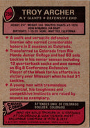 1977 Topps Troy Archer