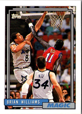 1992 Topps Brian Williams #55