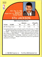 1990 Hoops Stu Jackson #322