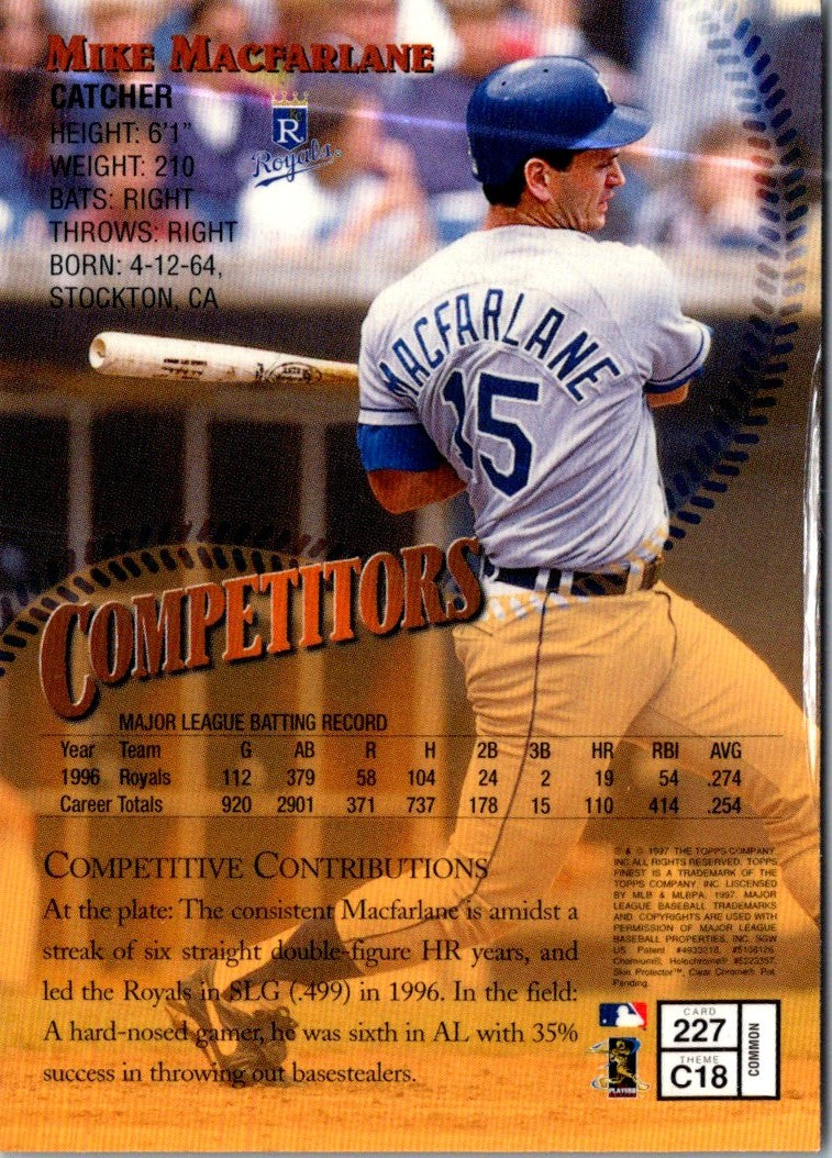 1995 Topps Mike Macfarlane