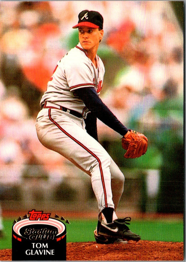 1992 Stadium Club Tom Glavine #395