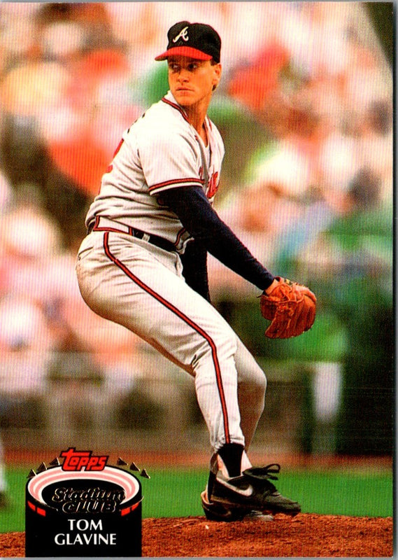 1992 Stadium Club Tom Glavine #395