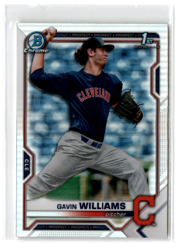 2021 Bowman Draft Chrome Gavin Williams #BDC-93