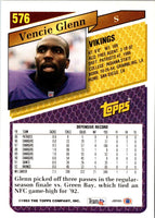1993 Topps Vencie Glenn #576