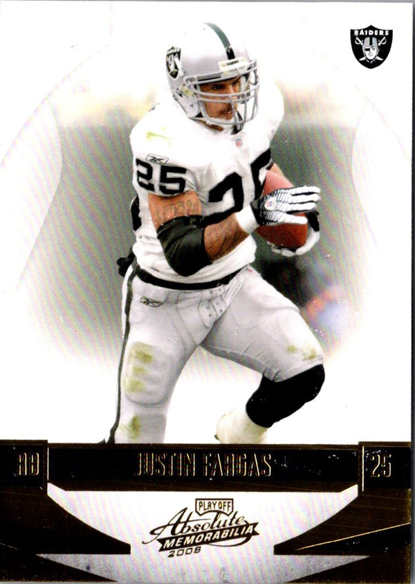 2008 Playoff Absolute Memorabilia Justin Fargas #106