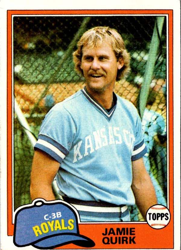 1981 Topps Jamie Quirk #507