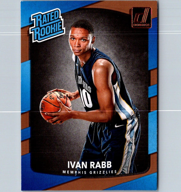 2017 Donruss Holo Orange Laser Ivan Rabb #156