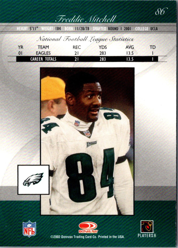 2002 Donruss Elite Freddie Mitchell