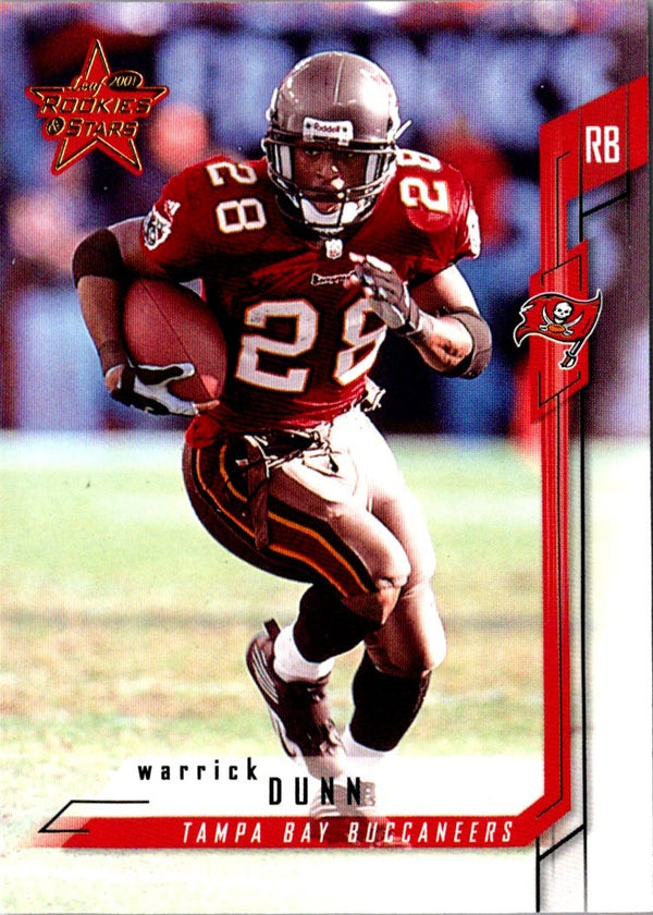 2001 Leaf Rookies & Stars Warrick Dunn #98