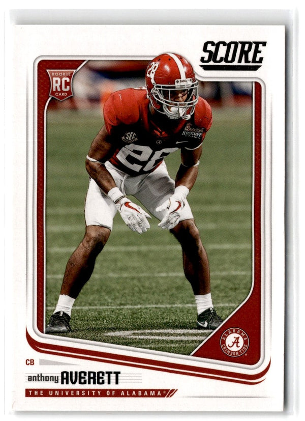 2018 Score Anthony Averett #400 Rookie