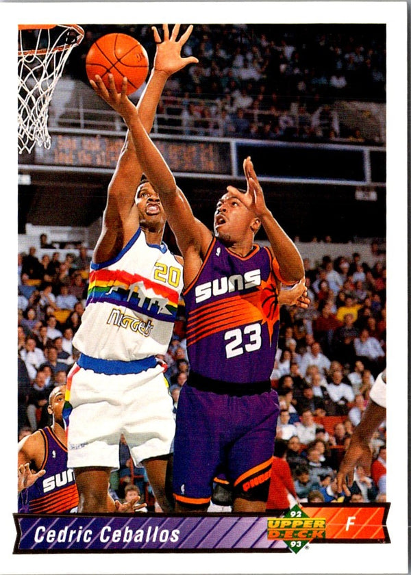 1992 Upper Deck Cedric Ceballos #383