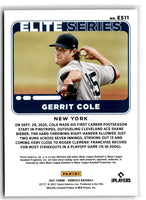 2021 Donruss Elite Series Gerrit Cole #ES11
