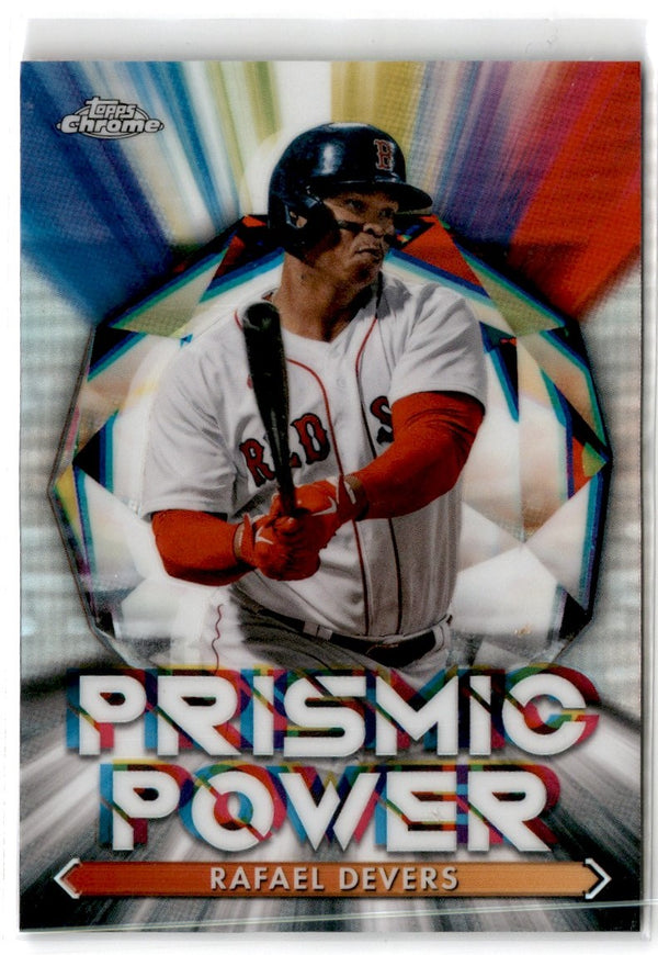 2021 Topps Chrome Prismic Power Rafael Devers #PP-12