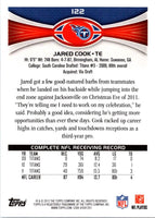 2012 Topps Jared Cook #122