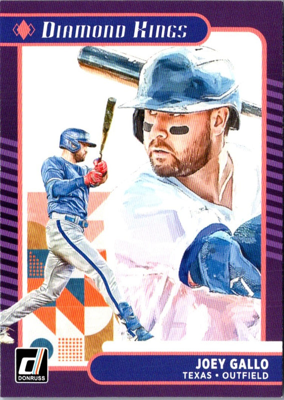 2021 Donruss Holo Purple Joey Gallo #15
