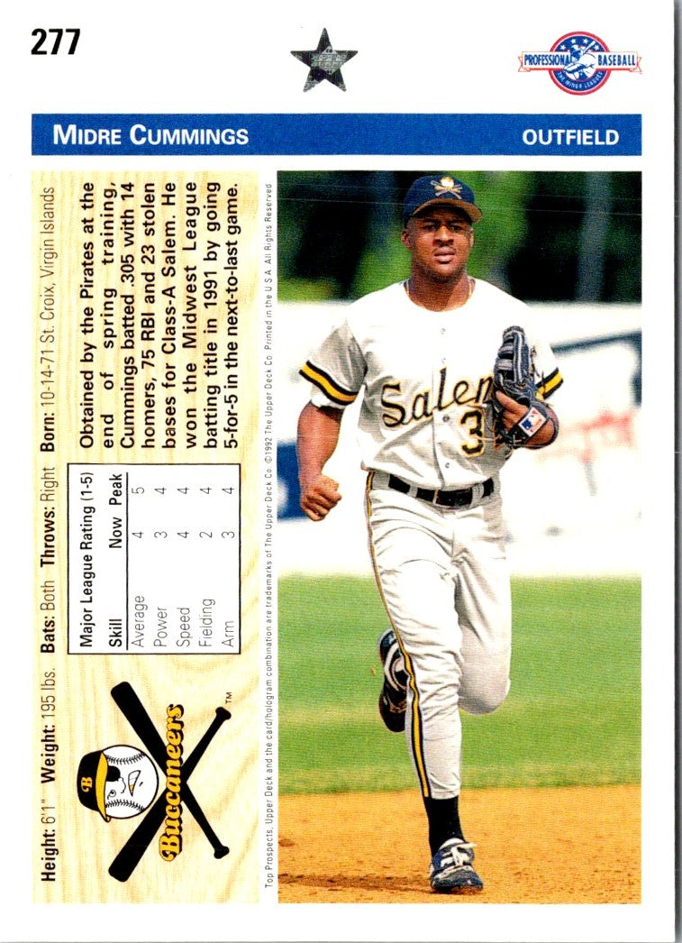 1992 Upper Deck Minors Midre Cummings