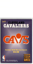 1993 Stadium Club Super Teams Cleveland Cavaliers