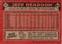 1986 Topps Jeff Reardon #35