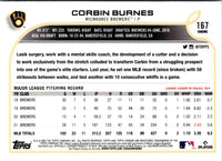 2022 Topps Chrome Corbin Burnes #167