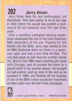 1991 Fleer Jerry Sloan #202