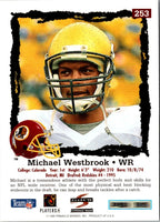 1995 Score Promotional Backs Michael Westbrook #253