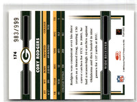 2006 Donruss Threads Retail Rookies Cory Rodgers #174 983/999