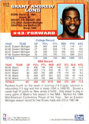 1993 Hoops Grant Long