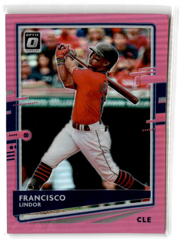 2020 Donruss Optic Pink Francisco Lindor #150