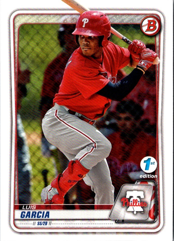 2020 Bowman 1st Edition Luis Garcia #BFE-126