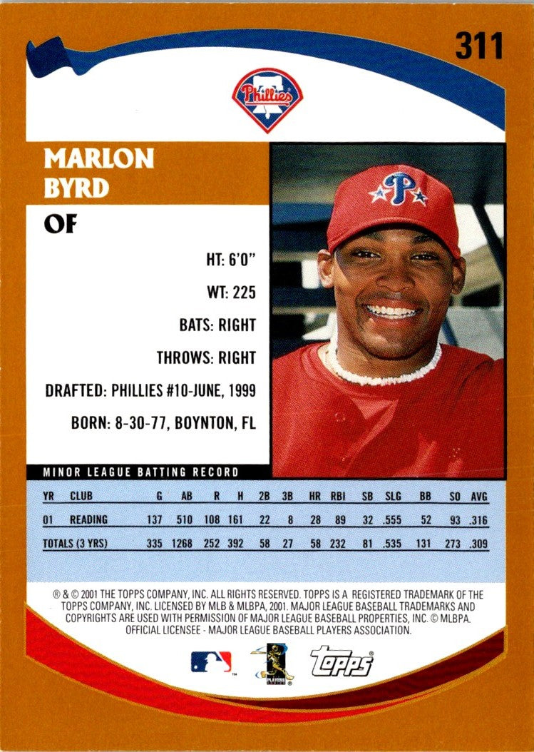 2002 Topps Marlon Byrd