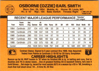 1989 Barry Colla Ozzie Smith Postcards Ozzie Smith #5