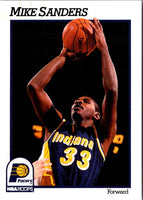 1991 Hoops Mike Sanders #86
