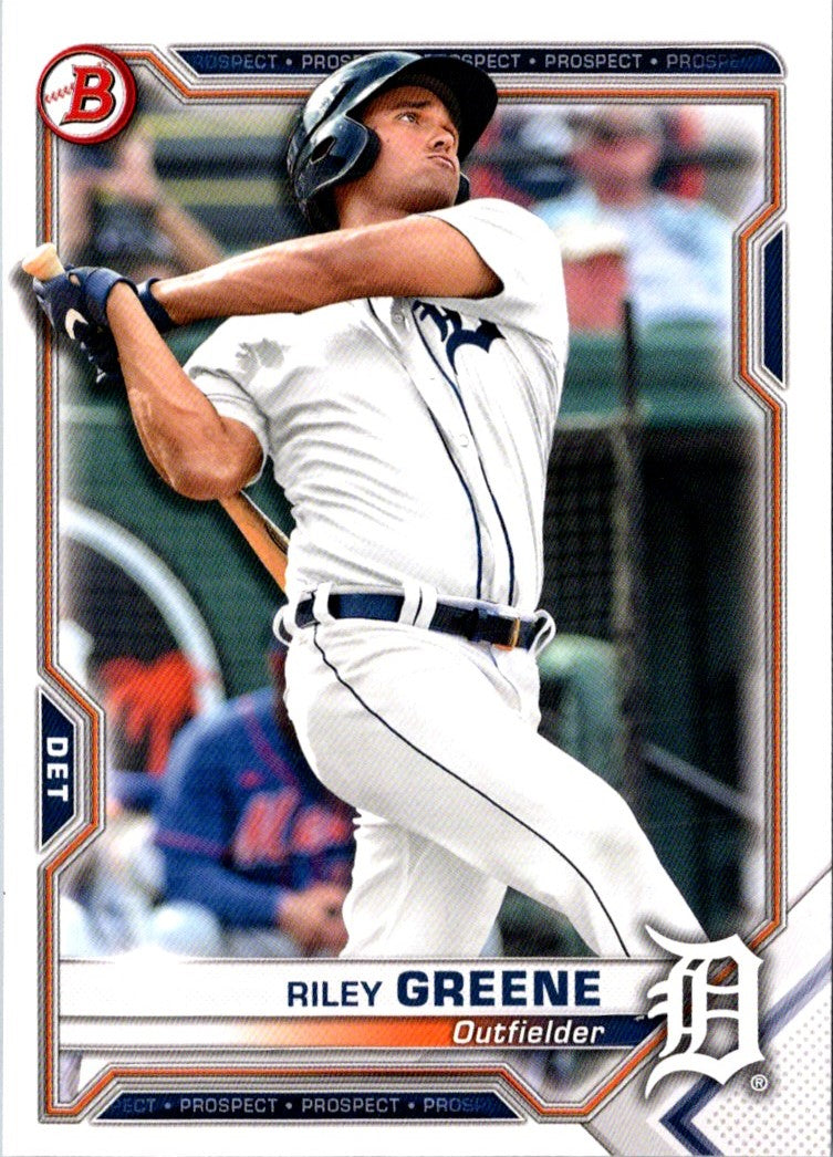 2021 Bowman Prospects Riley Greene