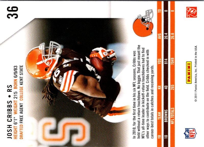 2011 Panini Certified Josh Cribbs