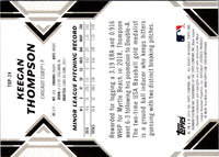 2019 Bowman Platinum Top Prospects Keegan Thompson #TOP-24
