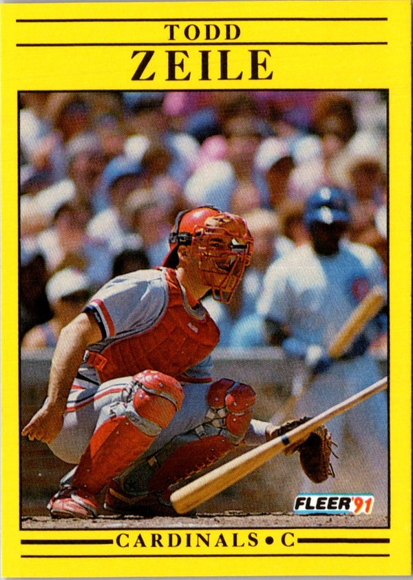 1991 Fleer Todd Zeile #654