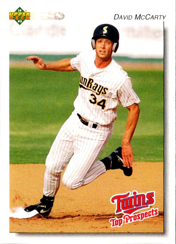 1992 Upper Deck Minors David McCarty #255