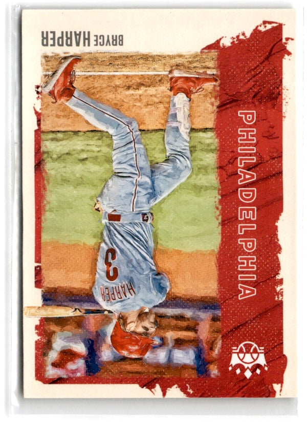 2021 Panini Diamond Kings Red Frame Bryce Harper #85
