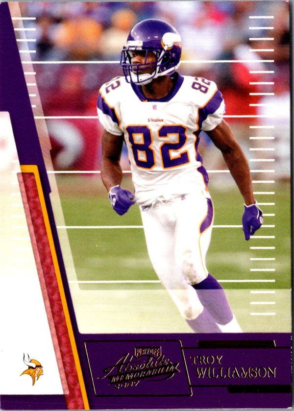 2007 Playoff Absolute Memorabilia Retail Troy Williamson #40