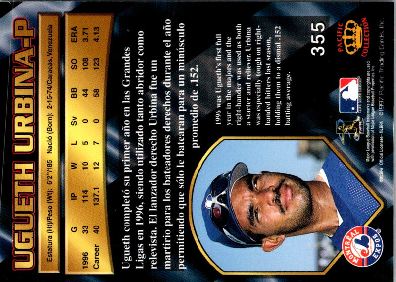 1997 Pacific Crown Collection Ugueth Urbina