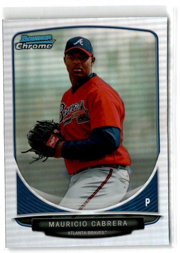 2013 Bowman Chrome Prospects Mauricio Cabrera #BCP114 Refractor